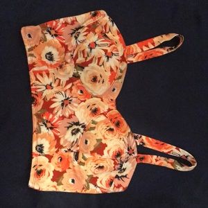 Floral crop top